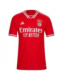 Moški Nogometna dresi replika Benfica Domači 2023-24 Kratek rokav